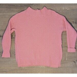 Aerie Women's Pink Long Sleeve Soft‎ Knit Sweater  Size XS